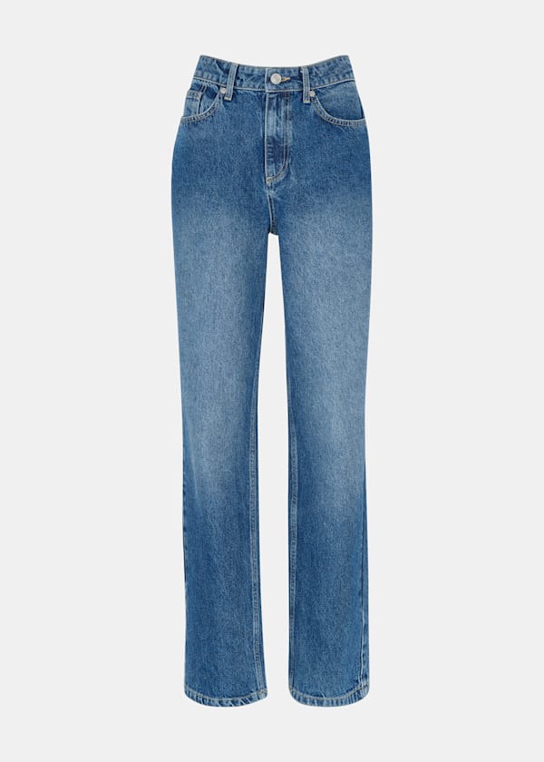 Denim Straight Leg Full Length Jean